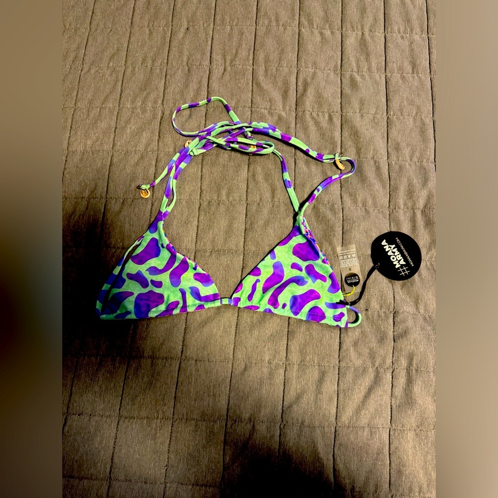 Moana Bikini - Reversible Lil’ Shrimp Tri Top - Size Small